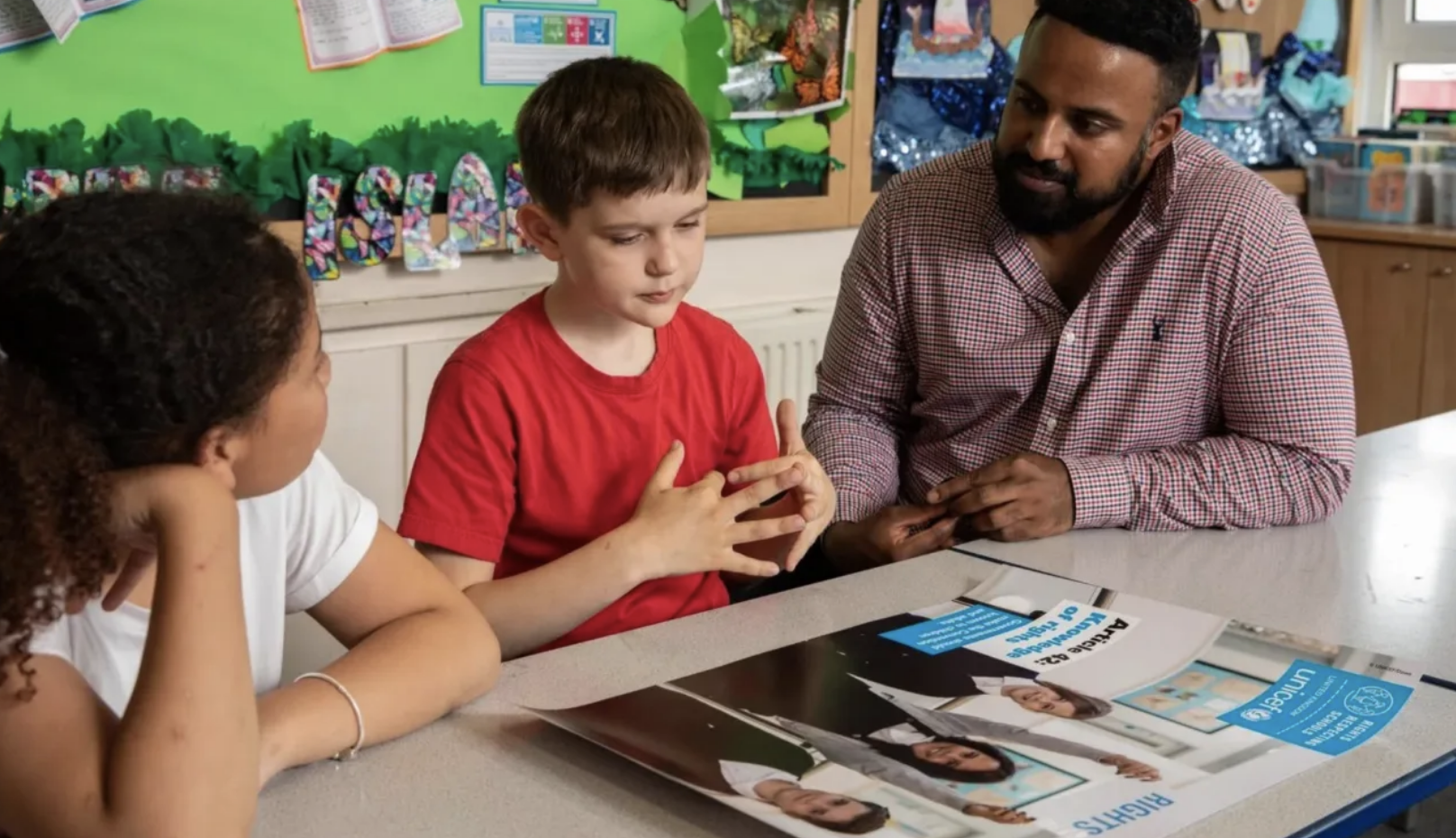 Students in classroom